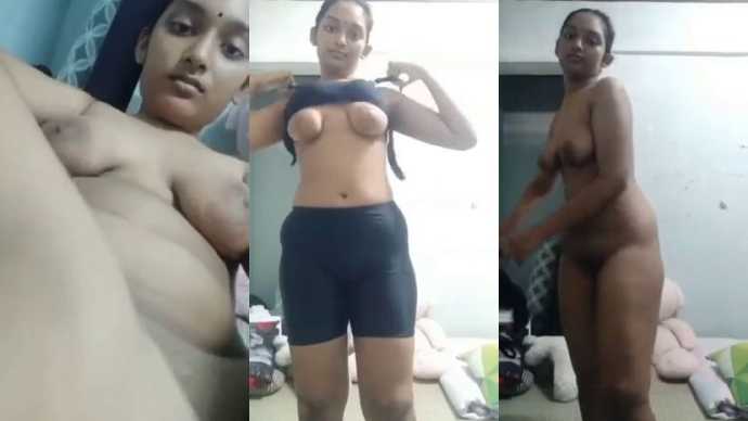 Collage girl showing her ass and boobs